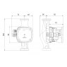 Heating / Solar Pump Station Pump Dimensions